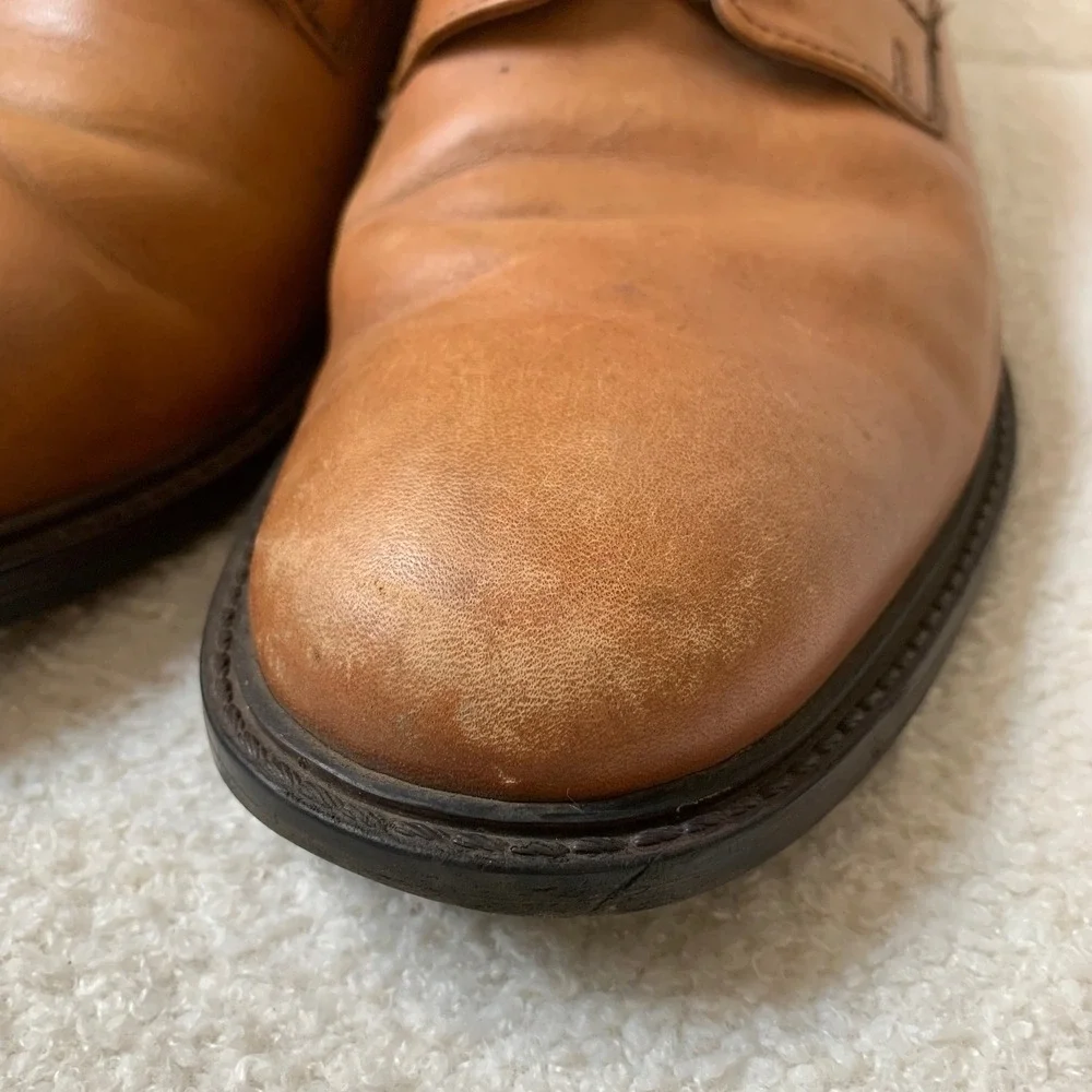 Men's Tabor Plain Toe Oxford Shoes Leather Calfskin 20-3360 Size 10 Lace Up